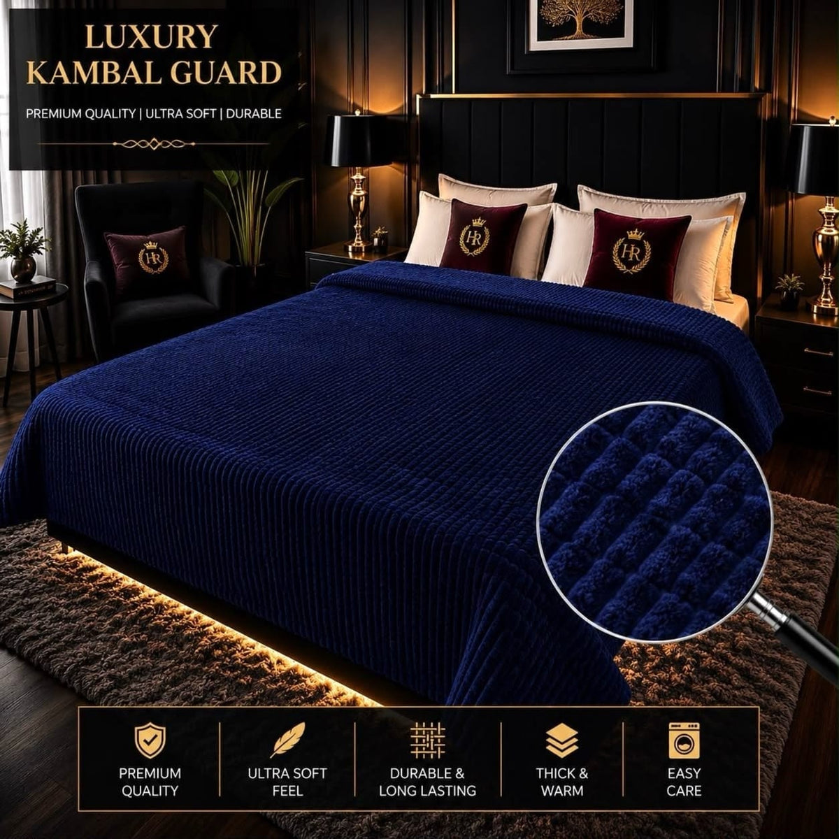 Luxury Cozy Blanket-Double Bed