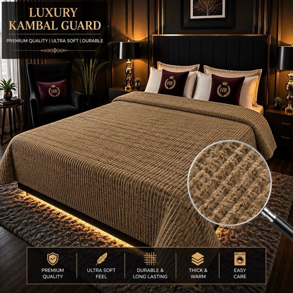Luxury Cozy Blanket-Double Bed