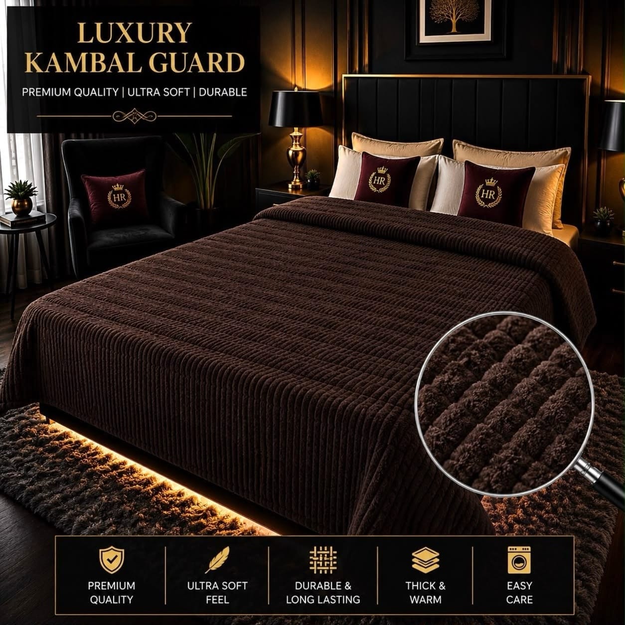 Luxury Cozy Blanket-Double Bed