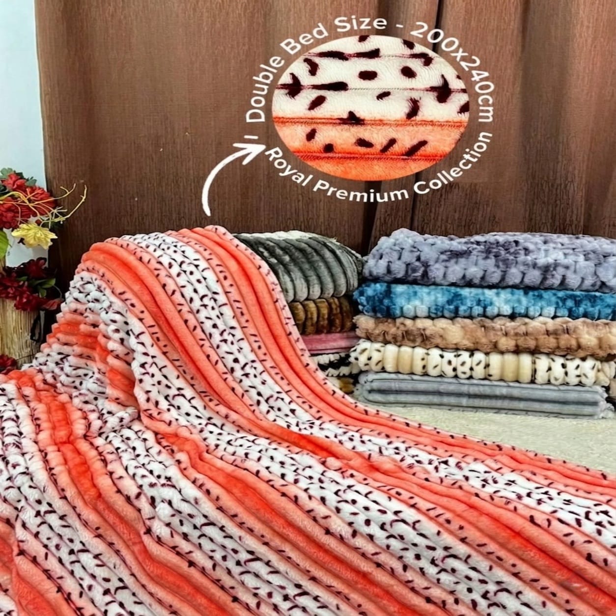 Luxury Cozy Blanket-Double Bed