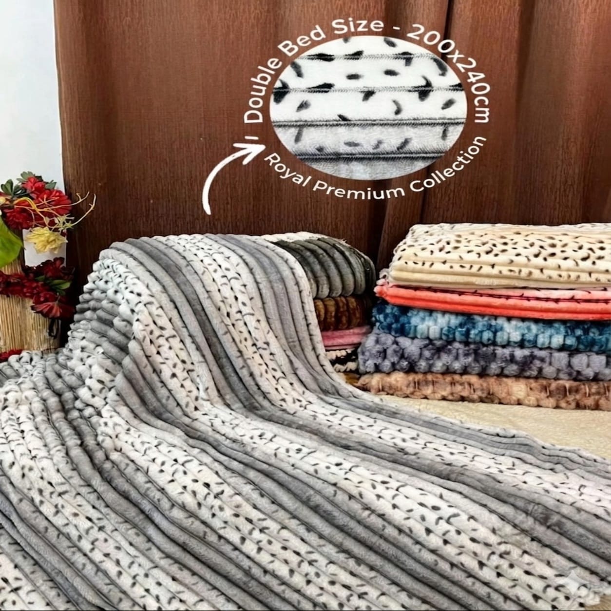 Luxury Cozy Blanket-Double Bed