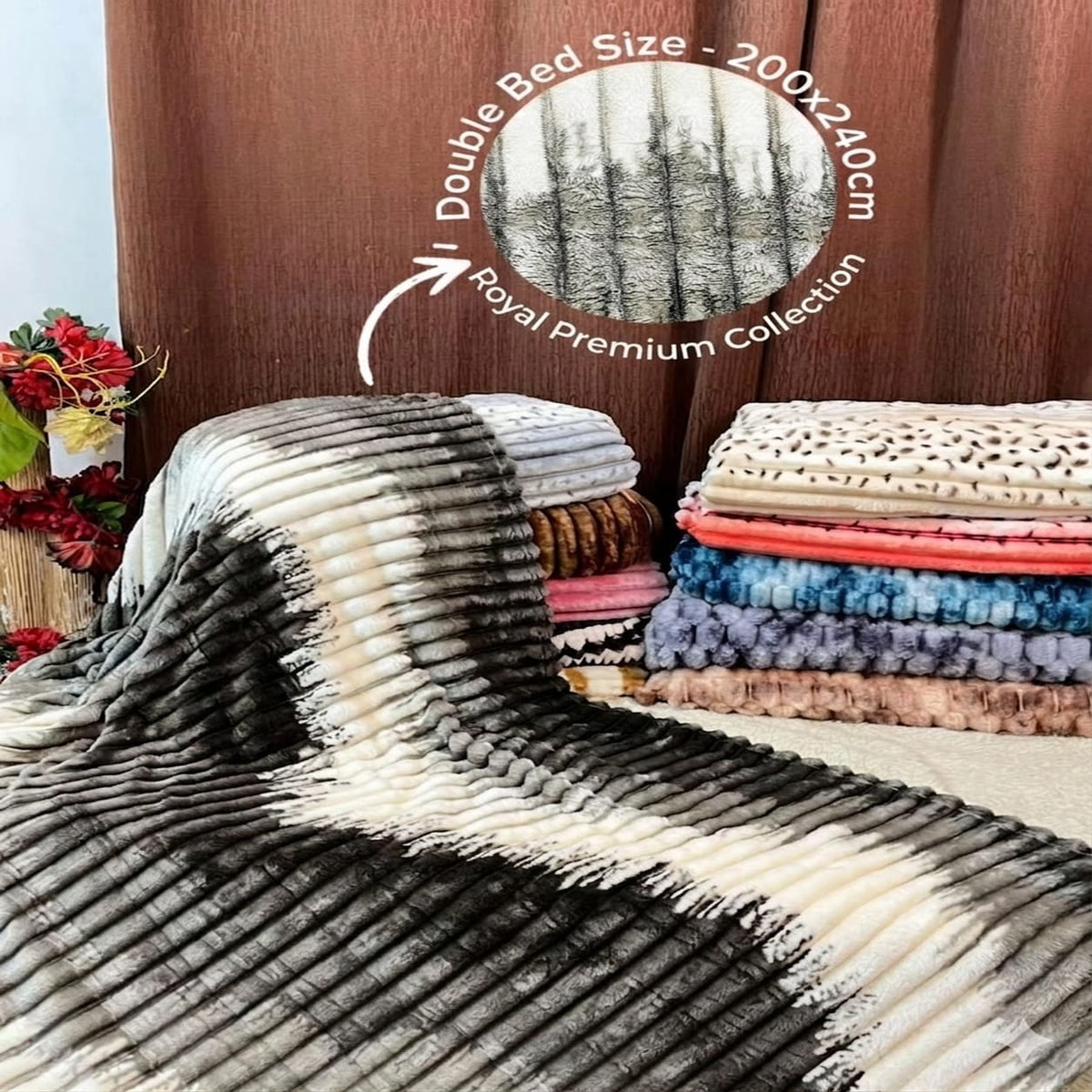 Luxury Cozy Blanket-Double Bed