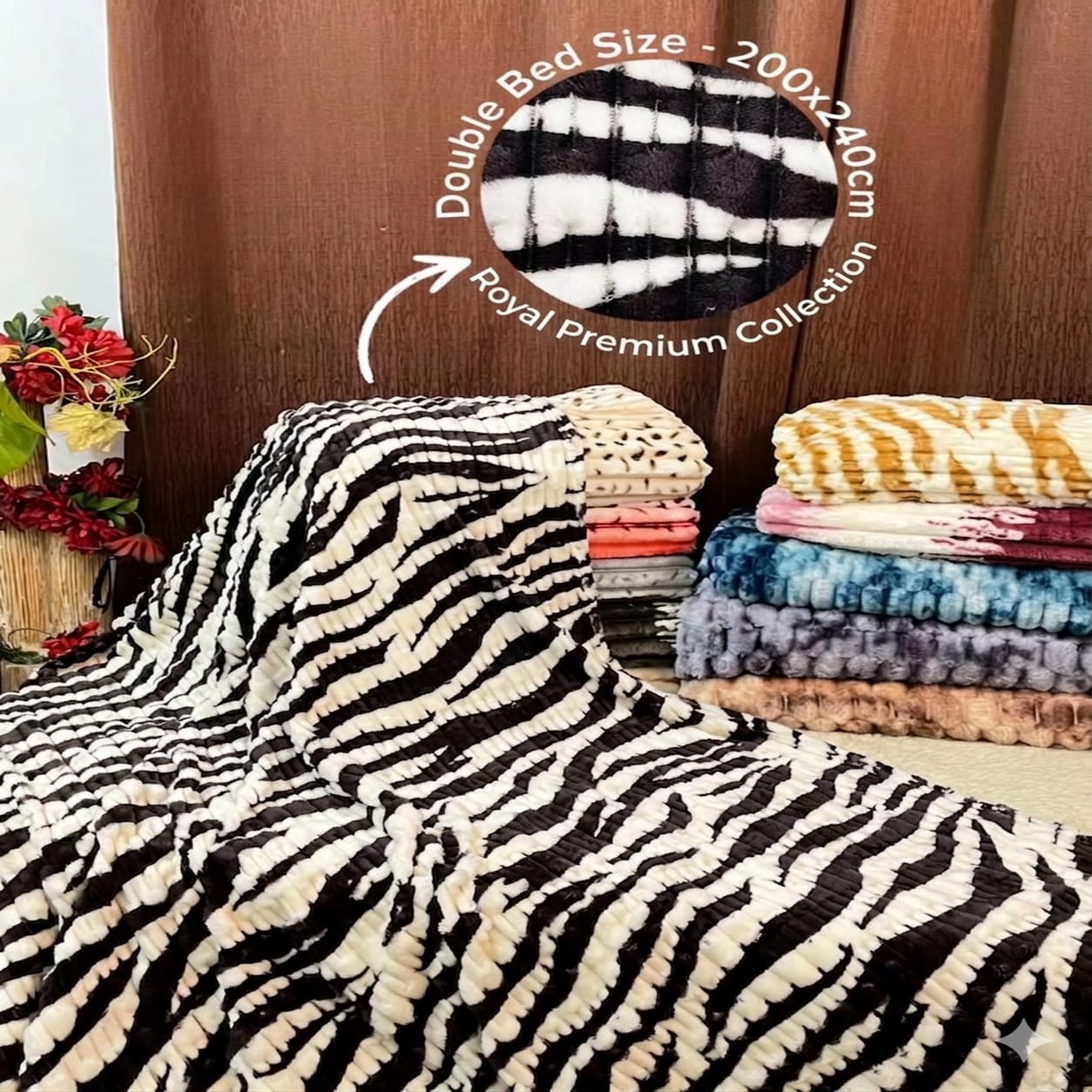 Luxury Cozy Blanket-Double Bed