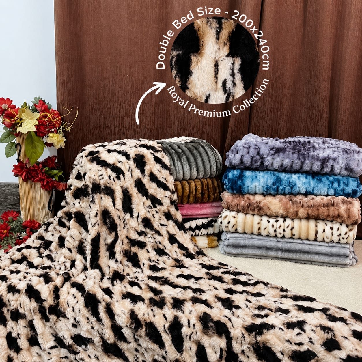 Luxury Cozy Blanket-Double Bed