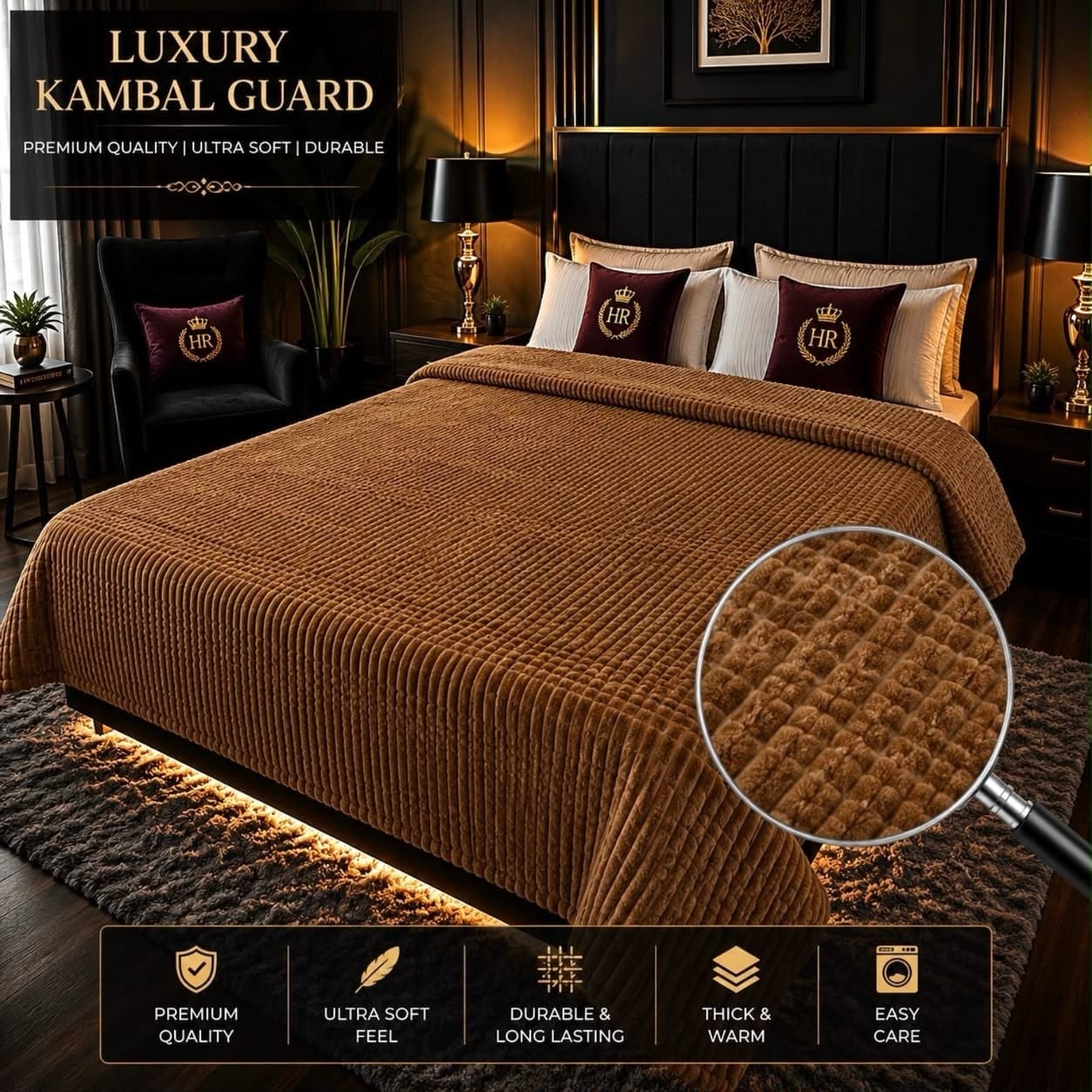 Luxury Cozy Blanket-Double Bed
