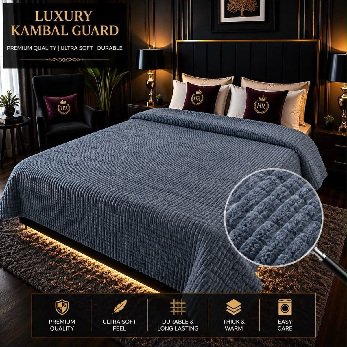 Luxury Cozy Blanket-Double Bed