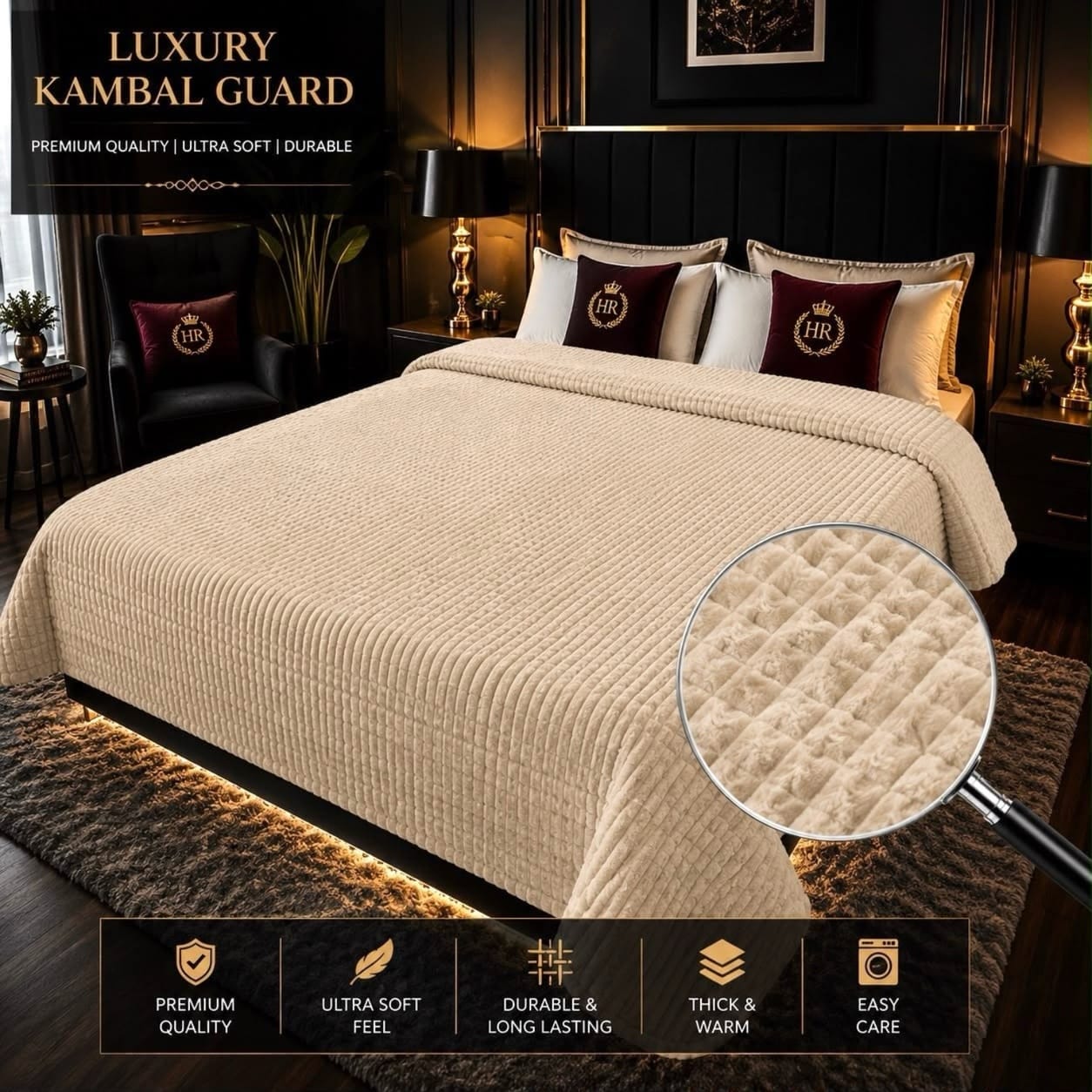 Luxury Cozy Blanket-Double Bed