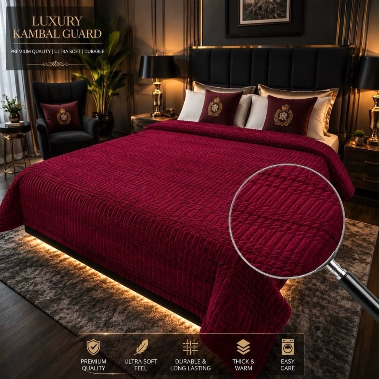 Luxury Cozy Blanket-Double Bed