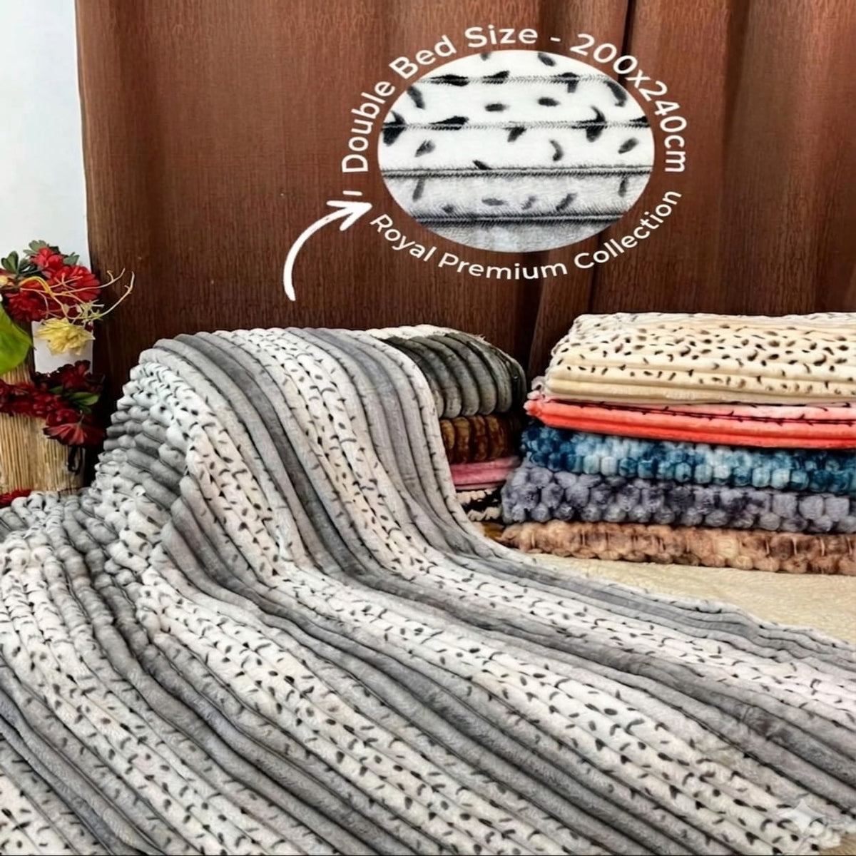 Luxury Cozy Blanket-Double Bed