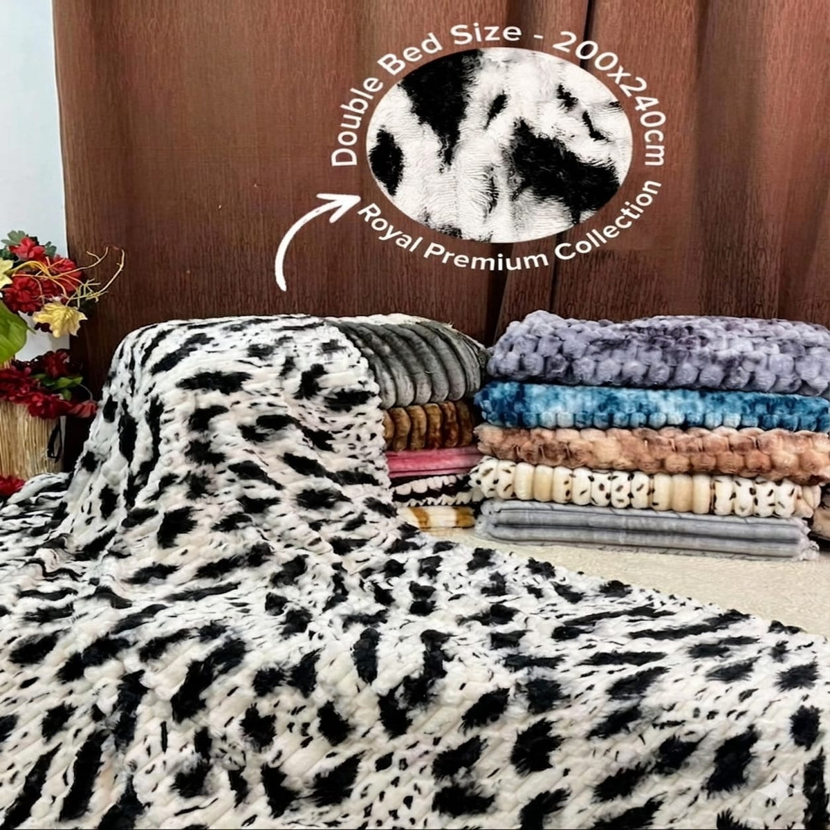 Luxury Cozy Blanket-Double Bed
