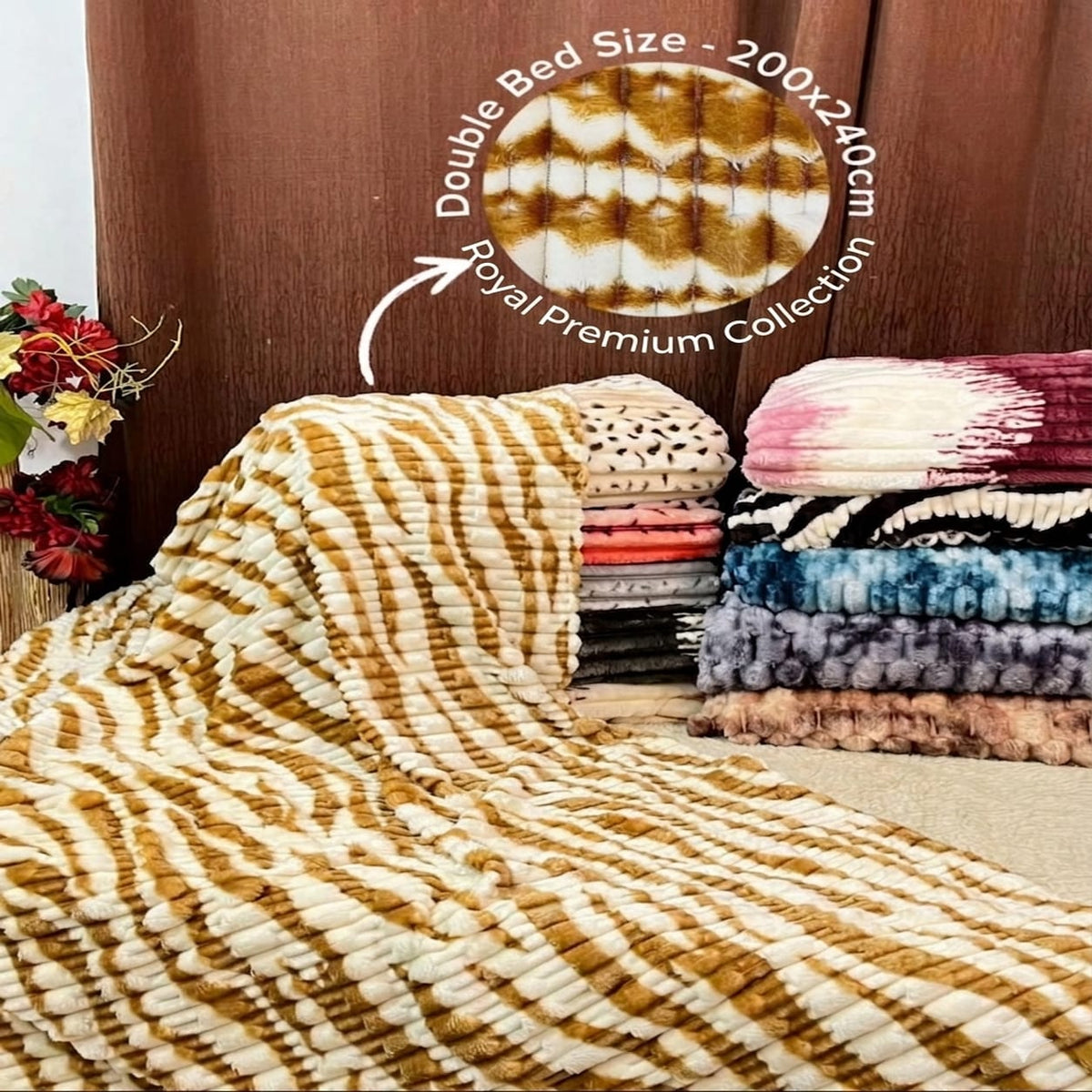 Luxury Cozy Blanket-Double Bed