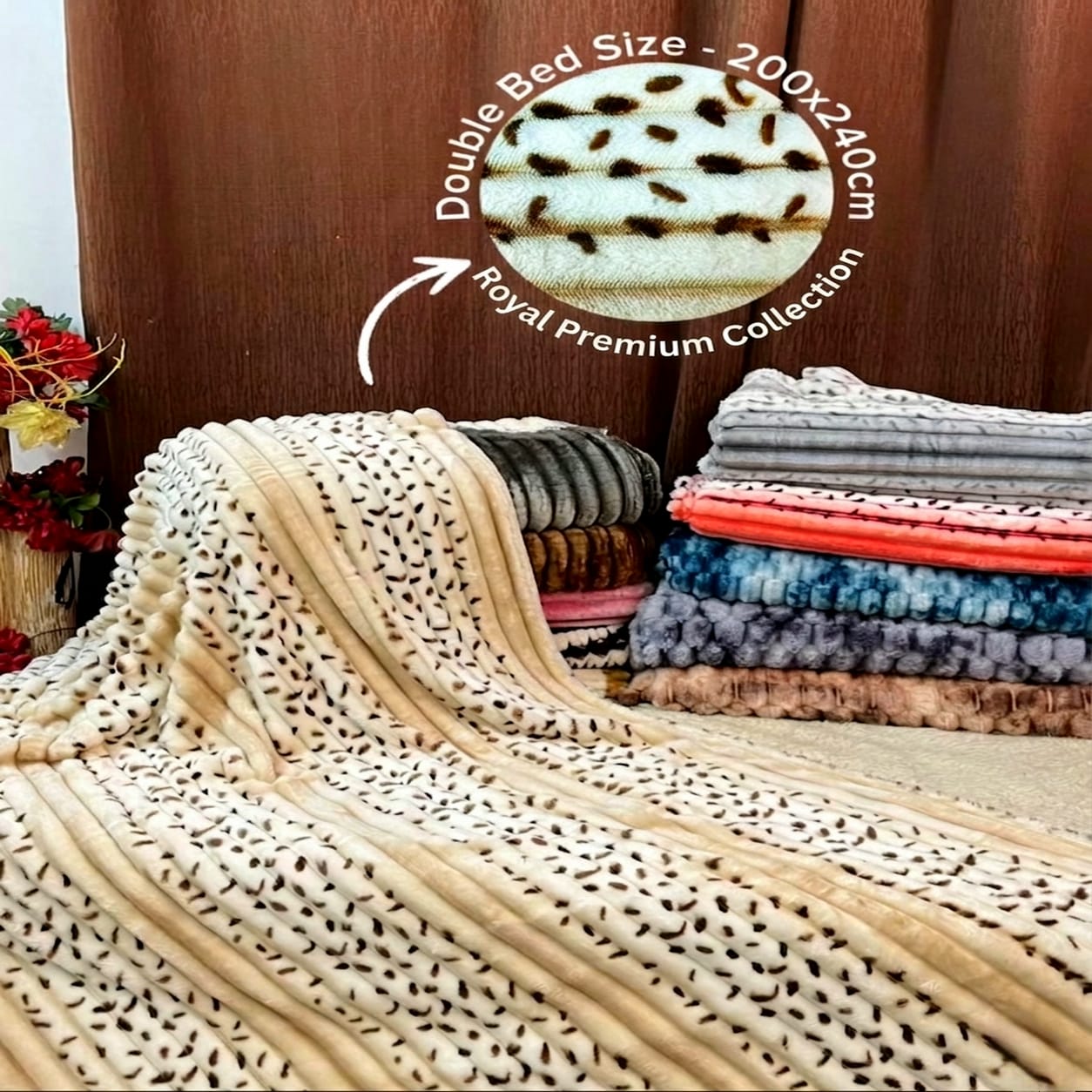 Luxury Cozy Blanket-Double Bed