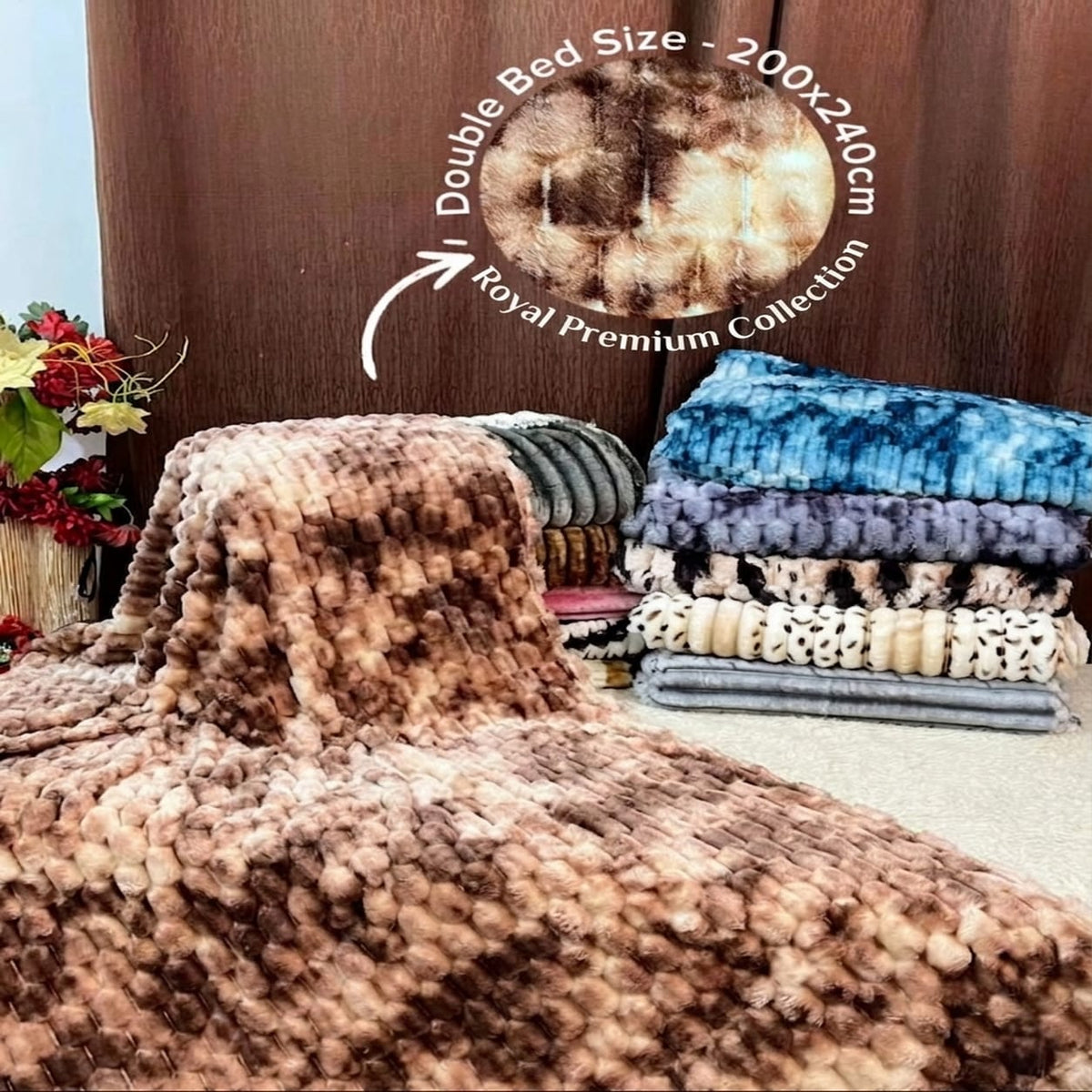 Luxury Cozy Blanket-Double Bed