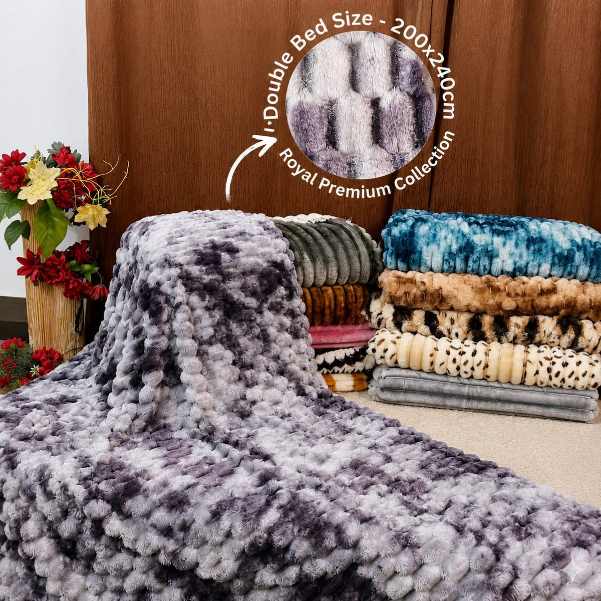 Luxury Cozy Blanket-Double Bed