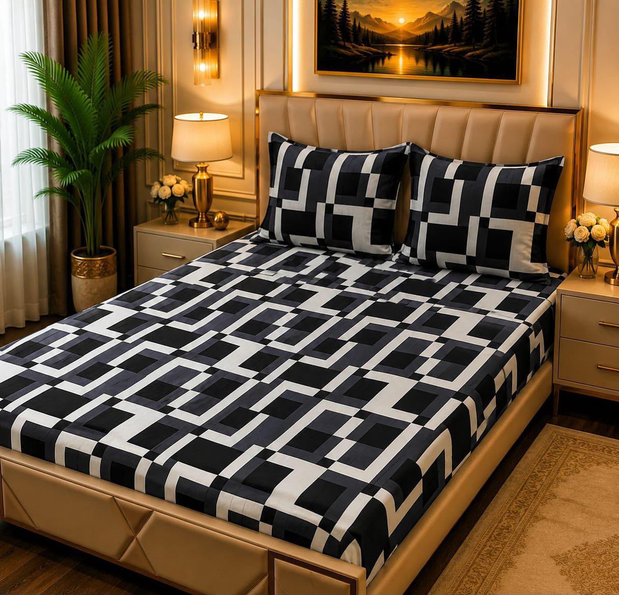 Fleece Bedsheet 3pc-Double Bed