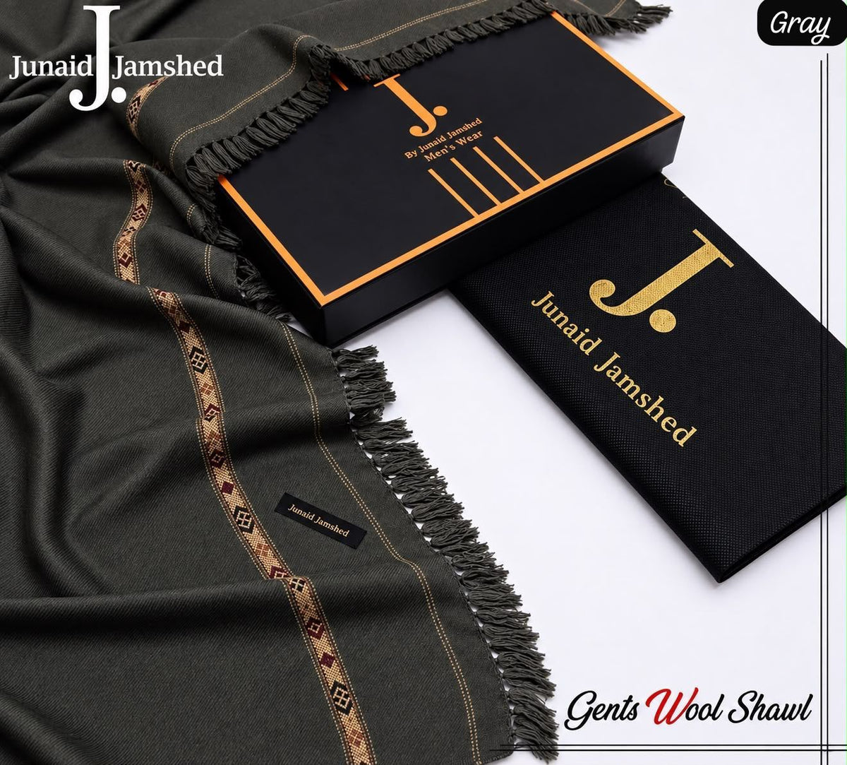 Original J. Junaid Jamshed Men’s Premium Shawl
